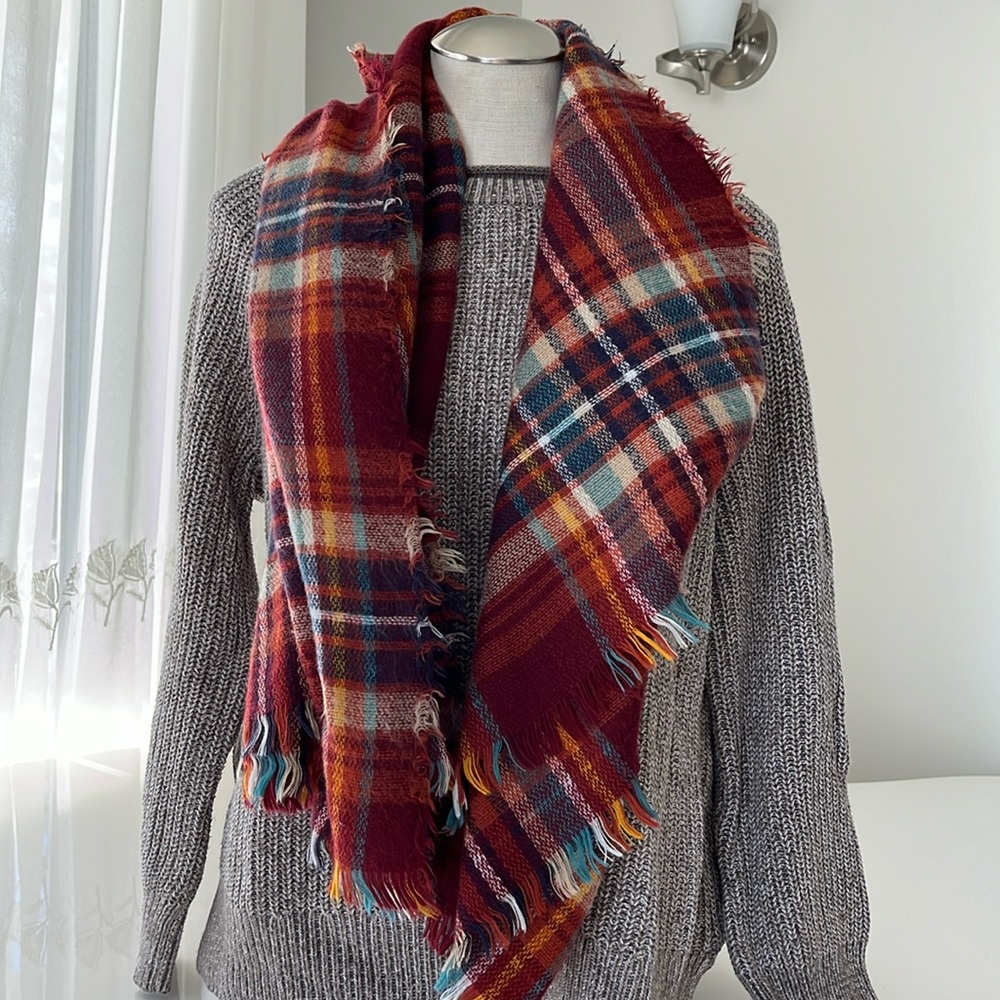 Unbranded plaid scarf